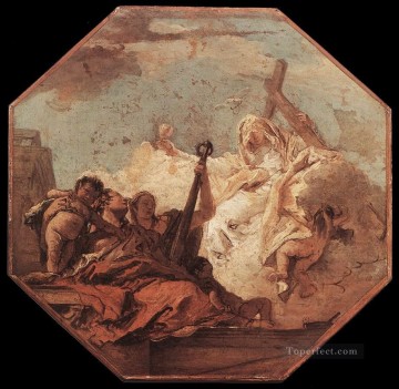 神学的美徳 ジョバンニ・バティスタ・ティエポロ Oil Paintings